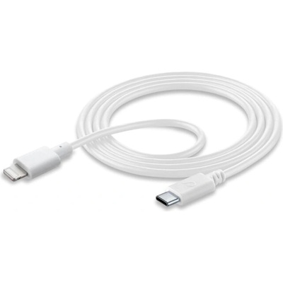 Cellularline Кабел Cellularline - 5856, USB-C/Lightning, 1.2 m, бял (5856)