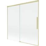 Mexen Rox параван за вана с 2-крила сгъваем 160 x 150 cm, прозрачен, златист мат (8C9-160-001-55-00)
