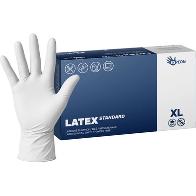Espeon Latex nepudrované bílé 100 ks