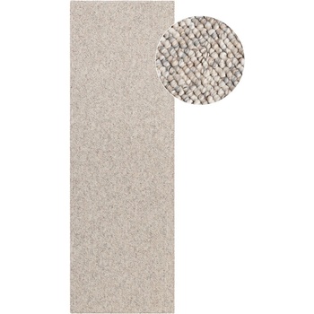 Elle Decoration Сиво-кремава пътека подходяща за пране 80x240 cm Rocco Dark Cream - Elle Decoration (106230-80x240)