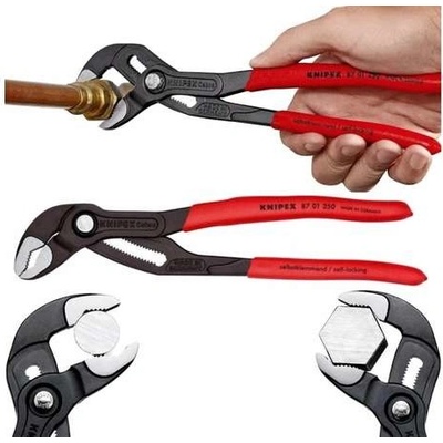 KNIPEX COBRA 87 01 250 Instalatérské SIKO kleště KNIPEX 87 01 250 – Zboží Dáma