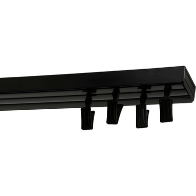 Rolmeister Stropní lišta PVC černá Stropní dvojitá 700 cm