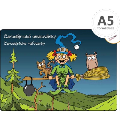Omaľovánka A5 Čarodejnícke omaľovánky