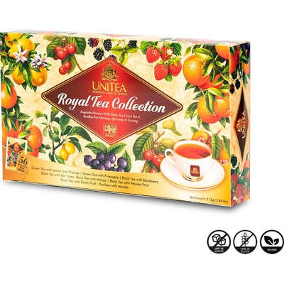 UNITEA ASSORTED čajová kolekcia 56 x 2 g
