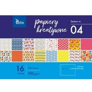 TETIS Creative papers A5/16K set of 4