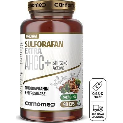 CarnoMed Sulforafan EXTRA AHCC+ 90 kapsúl