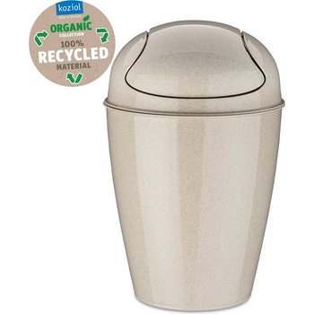 Koziol Кош за отпадъци с люлеещ капак DEL S 5л, пустинен пясък, Koziol (KOZ1402121)