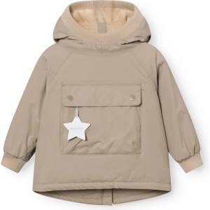 Mini A Ture Детско зимно яке Mini A Ture Kid's Matbabywen Winter jacket - Grey Brown - размер 74 (EU) (703-7016-0211)