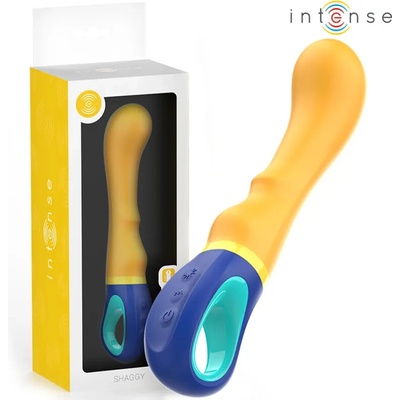 Intense shaggy g-spot vibrator yellow