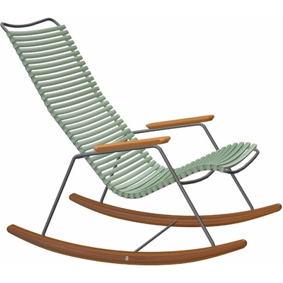 HOUE Click Světle zelené plastové houpací zahradní křeslo