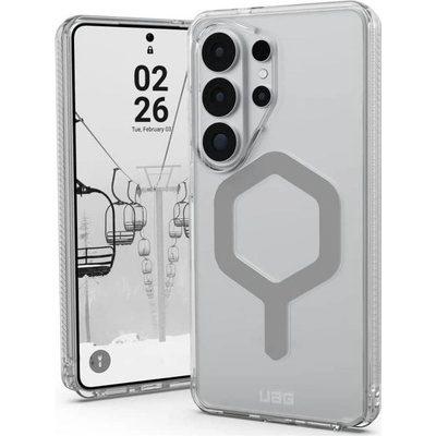 Urban Armor Gear Magsafe Противоударен Калъф за Samsung S26 Ultra, UAG Plyo Case Ice/silver, Прозрачен (214539114333)