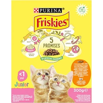Image 1 of Котешка суха храна Friskies Junior пиле 300гр