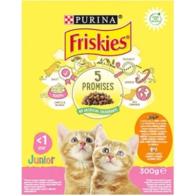Котешка суха храна Friskies Junior пиле 300гр