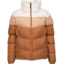 Columbia Puffect II colorblock jacket hnedá béžová biela