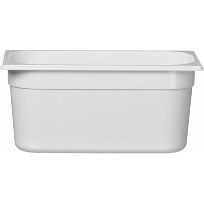 Hendi Gastronádoba 1/3, GN 1/3, 5,7L, Biela, 325x176x(H)150mm