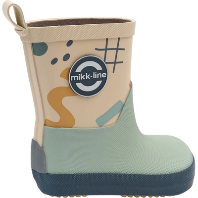 Mikk-Line Детски гумени ботуши Mikk-Line Kid's Wellies AOP Barefoot Wellington boots - Retro AOP - размер 30 (EU) (731-0298-0122)