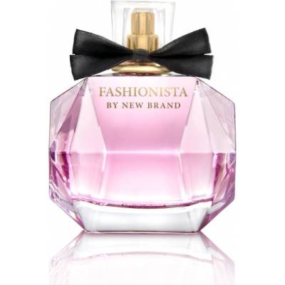 New Brand Fashionista ružová / čierna parfumovaná voda dámska 100 ml