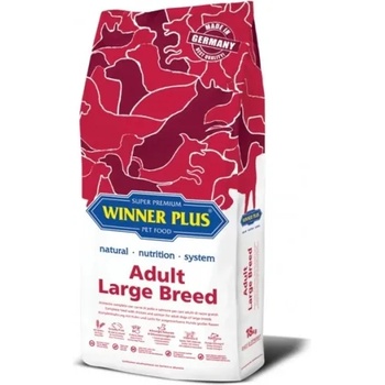WINNER PLUS Super Premium Adult Large breed - пълноценна храна за пораснали кучета от едрите породи, Германия - 18 кг