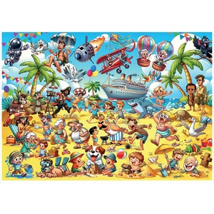 Magnolia - Puzzle Chaos on the Beach - 1 000 piese