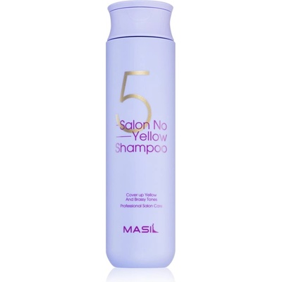 MASIL 5 Salon No Yellow лилав шампоан неутрализиращ жълтеникавите оттенъци 300ml