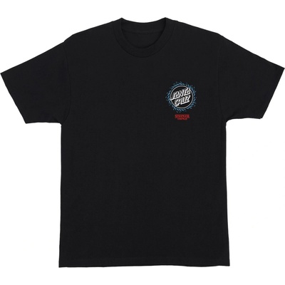 Santa Cruz Stranger Things Hellfire Pit S/S Heavyweight T-Shirt Black