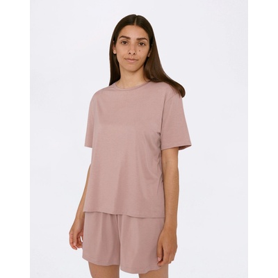 Organic Basics Soft Touch Boxy Tee Dusty Rose