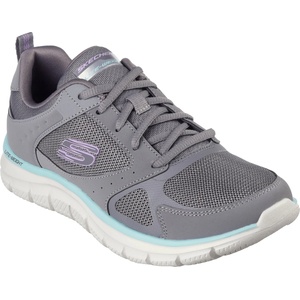 Skechers Маратонки Skechers Women's Track Casual Low-Top Trainers - Charcoal/Aqua