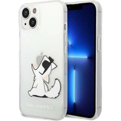 KARL LAGERFELD Кейс Karl Lagerfeld KLHCP14MCFNRC за iPhone 14 Plus 6.7"", твърд, clear /, прозрачен, Choupette Fun