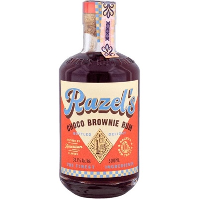 Razel’s Choco Brownie Rum 38,1% 0,5 l (čistá fľaša)