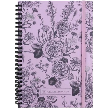 AXENT Тетрадка Axent OS Pink roses A5 80 л. сп. тв. к (1120747-8471-2-A-OS)