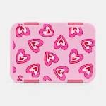 Goomby Кутия за храна Pink Retro Hearts 810ml