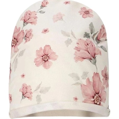 Broel dívčí čepice Wirgilia béžová růžová