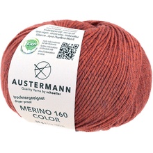 Austermann MERINO 160 EXP COLOR - 100% merino vlna - Ručně pletací příze Barva: 1213 GRANAT