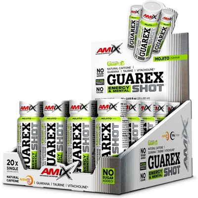 Amix Guarex Energy and Mental Shot Mojito 20 x 60 ml