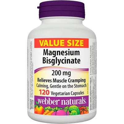 Webber Naturals Magnesium Bisglycinate 200 mg [120 капсули]