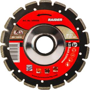 Raider Диск диамантен за шлайфане 125x22.2mm Fine (209936)