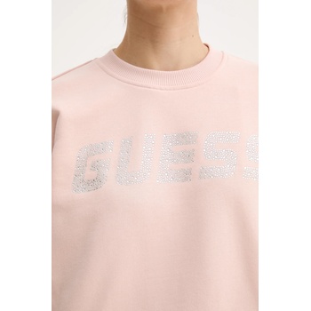 GUESS Памучен суичър Guess PRIMULA (V5YQ12.KCRP0)