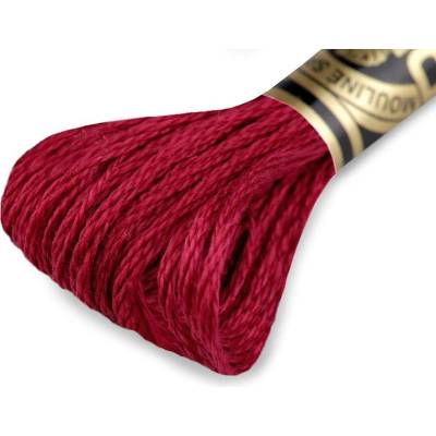 Vyšívací příze DMC Mouliné Spécial Cotton Varianta: 498 červená třešňová, Balení: 1 ks 27729/15784/174340