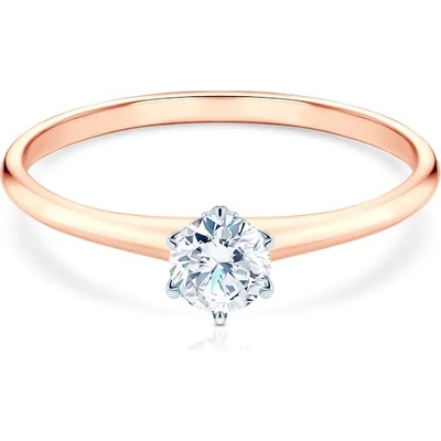 SAVICKI Годежен пръстен The Journey: двуцветно злато, диамант