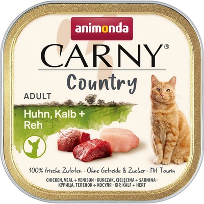 Carny Country Adult kuřecí telecí a srnčí 32 x 100 g