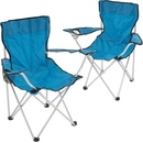 Divero D68315 Set skládacích židlí - 2 ks, modrá