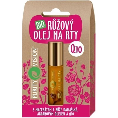 Purity Vision BIO olej na rty z růže 10 ml – Zboží Dáma