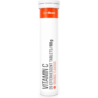 GymBeam Vitamín C 1000 mg šumivý čierna ríbezľa 20 tabliet