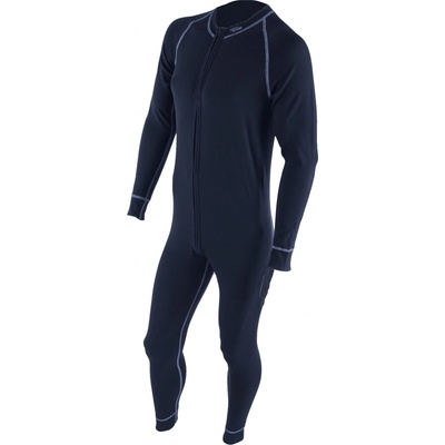 Cool ribano jednodielne pánske tmavomodré