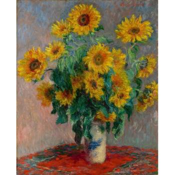 Fedkolor Репродукция на картина 40x50 cm Bouquet of Sunflowers - Fedkolor (Claude Monet_5_50x40)