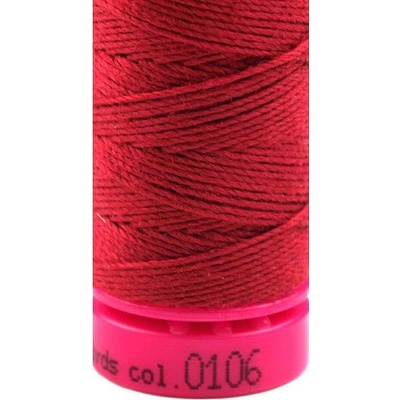 Polyesterové nitě Aspo 30 / riflové návin 30 m 106 Fiery Red