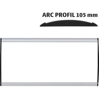A-Z Reklama CZ Orientační nástěnná tabulka 105 × 250 mm - Arc Profil – kód UDS105NB25
