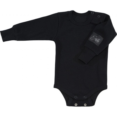 ESITO Rostoucí body žebrované Color Black černá