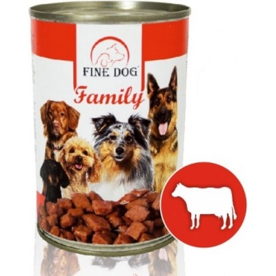 Fine Dog Family s hovězím 415 g