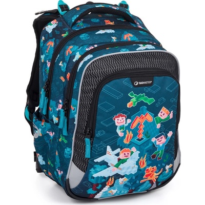 Bagmaster LUMI 24 E kostičkový svět modrá